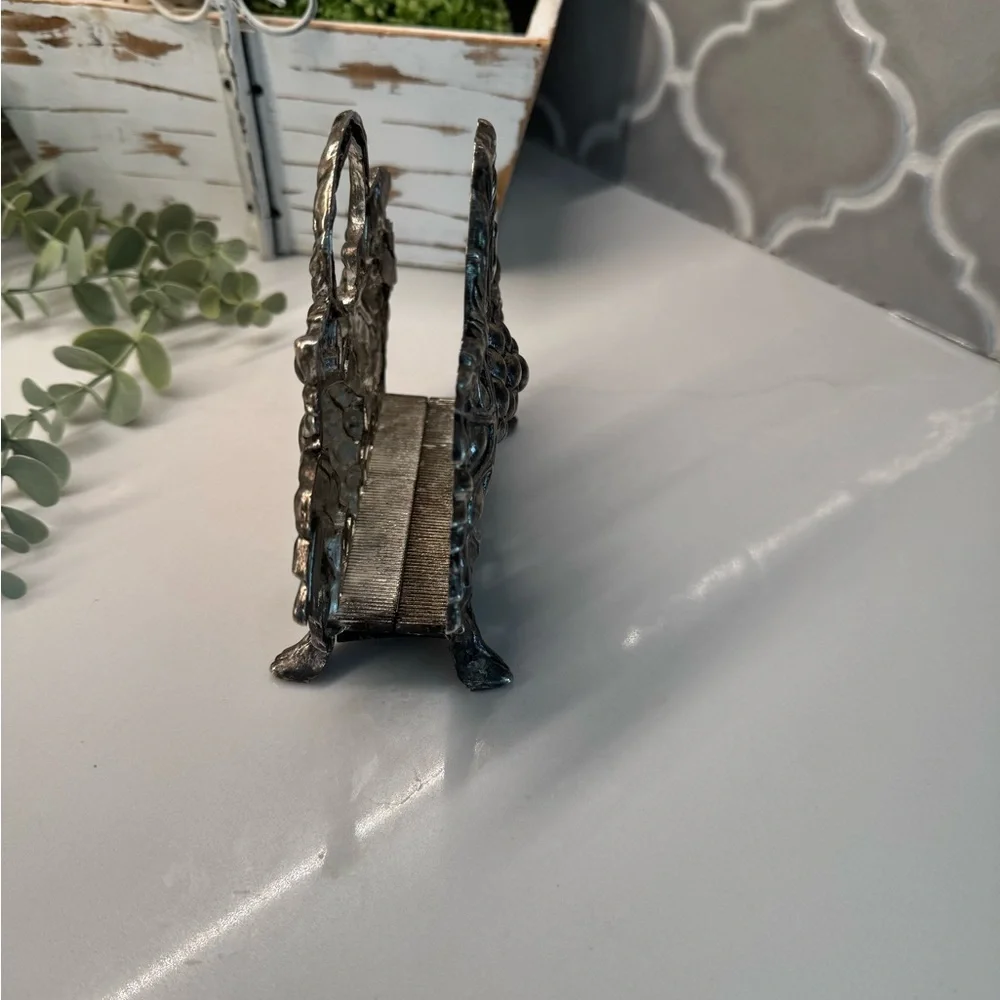 Vintage Silver Godinger napkin holder